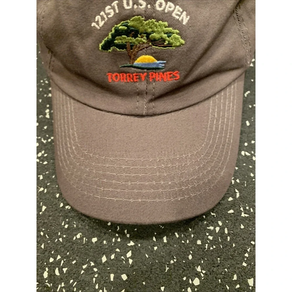 121st US Open‎ Torrey Pines  Dark Gray USGA Member Golf Cap Hat Adjustable Strap